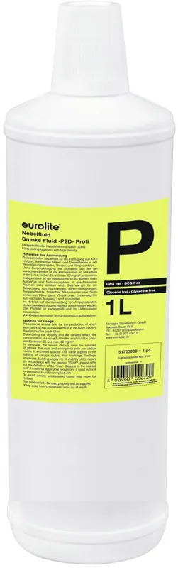 EUROLITE Smoke Fluid -P2D- Profi Nebelfluid 1l Sale