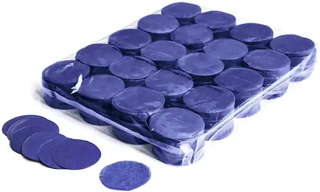 Magic FX Slowfall Konfetti Rund Ø 55mm - Dunkelblau 1kg Top-Angebot