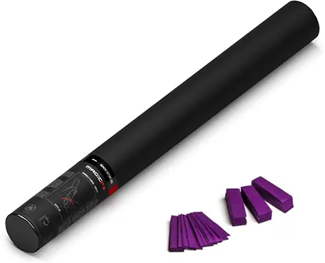 Magic FX Handbetriebene Konfettikanone 50cm - Lila Zertifiziert