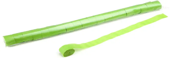 Magic FX Streamer 10m x 2,5cm - Hellgrün Ausverkauf