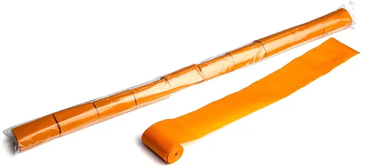 Magic FX Streamer 10m x 5cm - Orange Kostenloser Rückversand