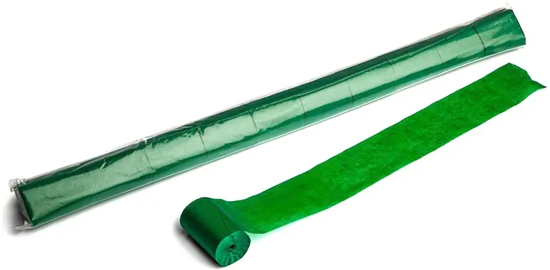 Knallerangebot Magic FX Stadium Streamer 20m x 5cm - Dunkelgrün