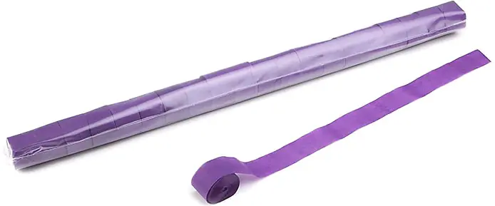 Magic FX Stadium Streamer 20m x 2,5cm - Lila Direktkauf