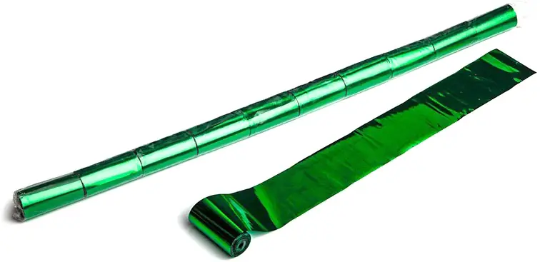 Rabatt Magic FX Metallic Streamer 10m x 5cm - Grün
