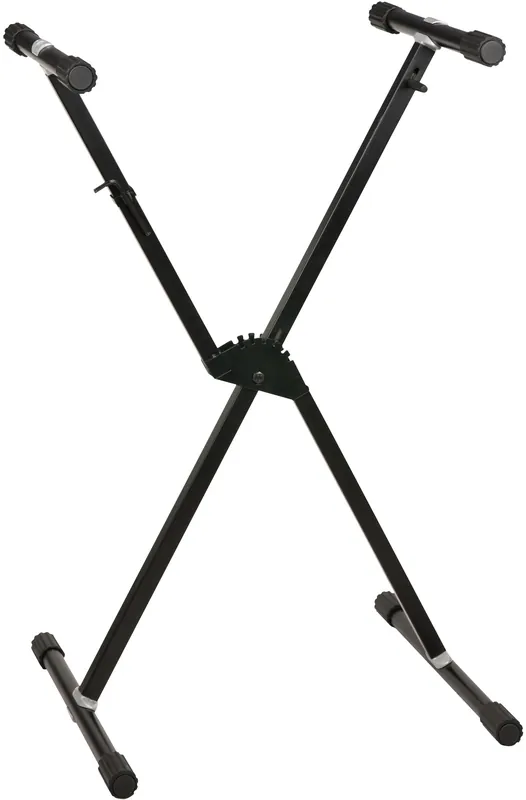 Letzte Chance SHOWGEAR Keyboardständer Einfachrahmen – abnehmbarer Fuß – maximale Belastung 25 kg