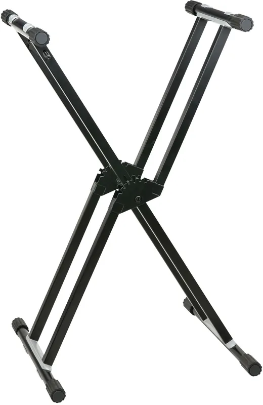 Schnäppchen SHOWGEAR Keyboardständer Doppelrahmen – abnehmbarer Fuß – maximale Belastung 35 kg