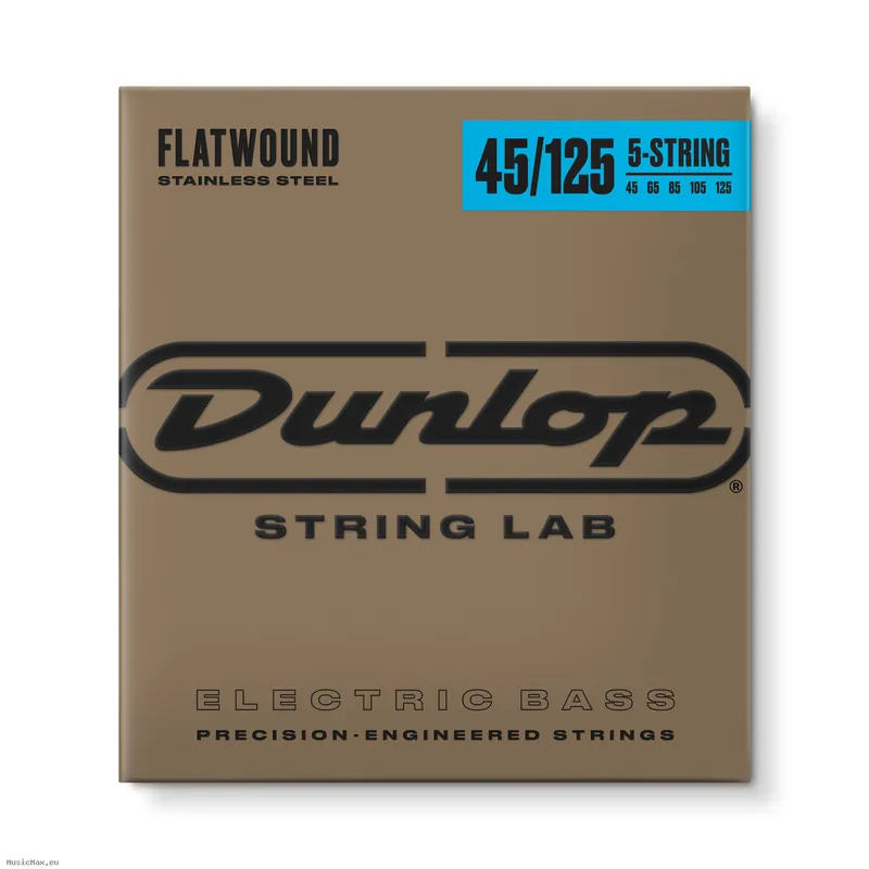 Nur Heute DUNLOP DBFS45125 45-125 Flatwound Bass Saiten