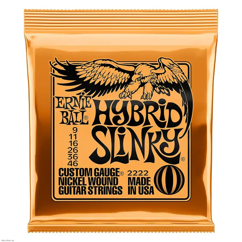 Versand Am Gleichen Tag ERNIE BALL 2222 HYBRID SLINKY 9-46 E-Gitarrensaiten