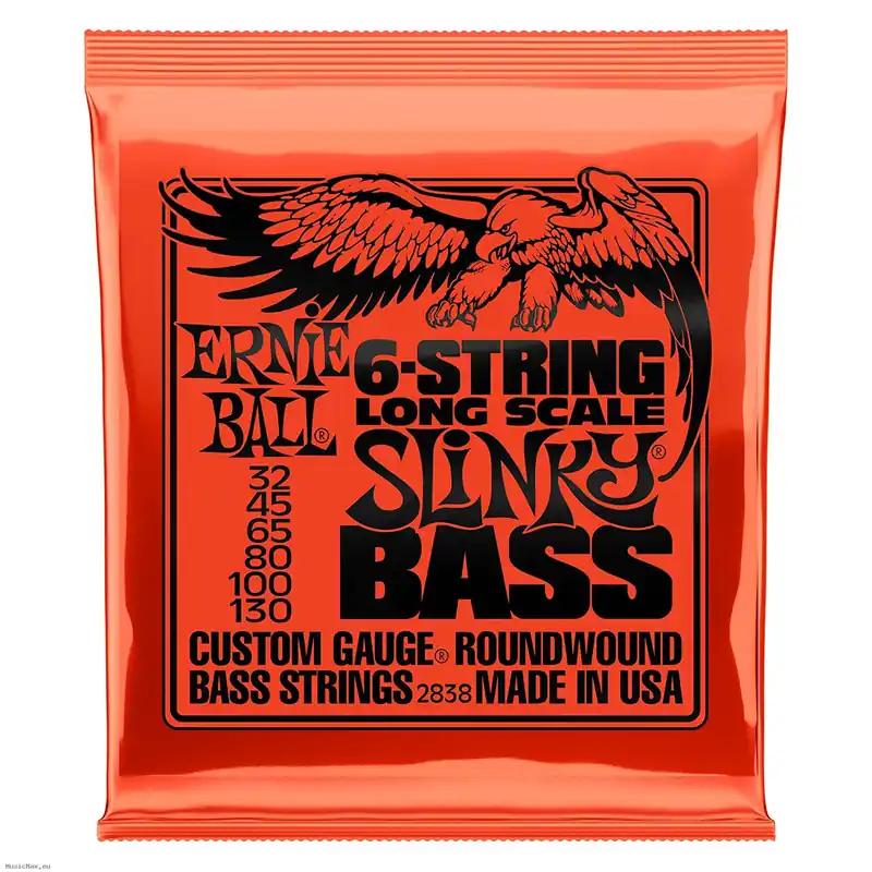 ERNIE BALL 2838 SLINKY BASS 6-string 32-130 Bass Saiten Aktuell