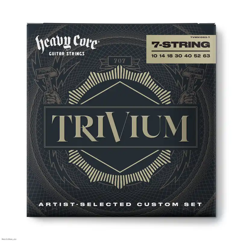 Ausverkauf DUNLOP ACCESSORIES TVMN1063-7 TRIVIUM 10/63 - 7/SET E-Gitarrensaiten