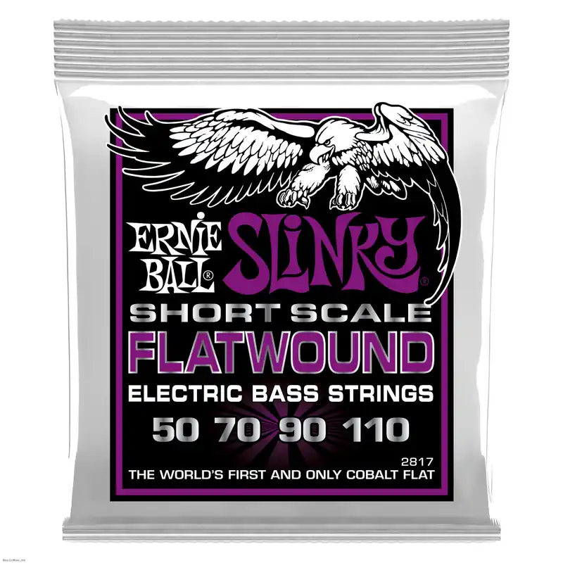Wochenendangebot ERNIE BALL 2817 POWER SLINKY SHORT SCALE 50-105 Flatwound Bass Saiten