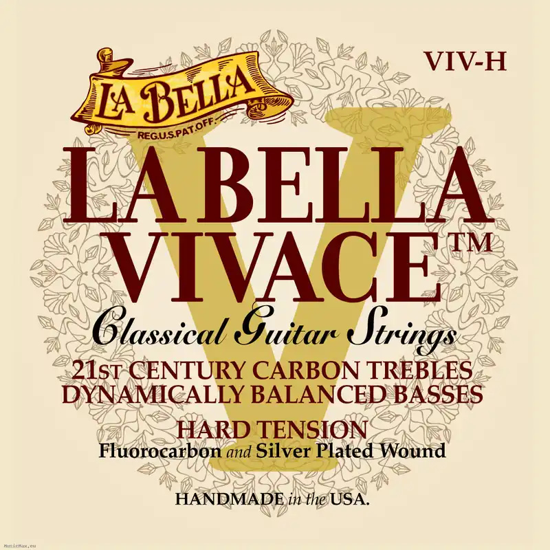Sofort Bestellen LA BELLA VIVACE HARD Klassische Gitarrensaiten