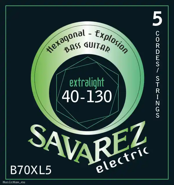 Jetzt Bestellen SAVAREZ B70XL5 HEXAGONAL EXPLOSION 40-130 Bass Saiten