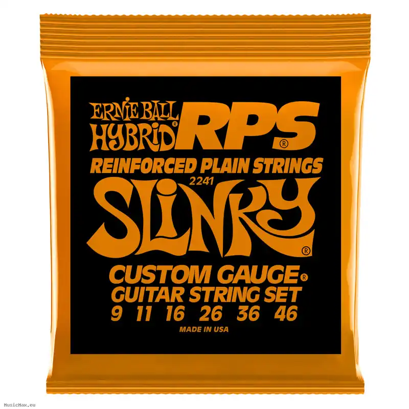 ERNIE BALL 2241 SLINKY RPS 9-46 E-Gitarrensaiten Kostenloser Rückversand