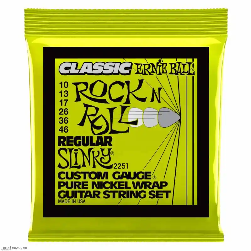 ERNIE BALL 2251 REGULAR SLINKY 10-46 E-Gitarrensaiten Top-Angebot