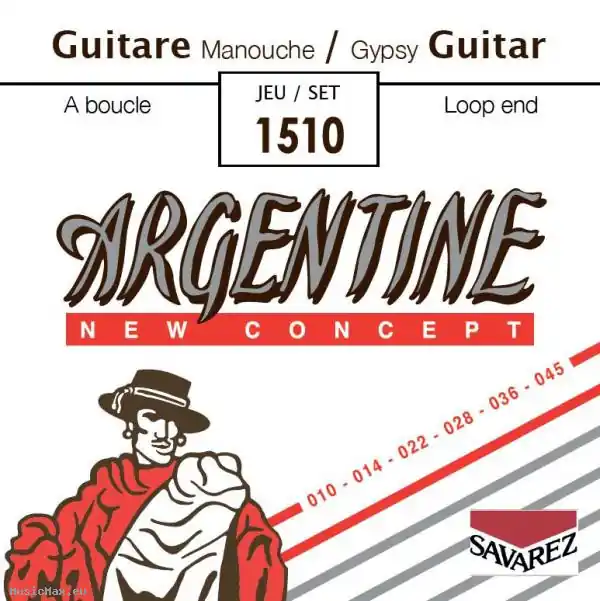 Wochenendangebot SAVAREZ 1510 ARGENTINE GYPSY Jazz 10-45 Loop End Akustische Gitarrensaiten