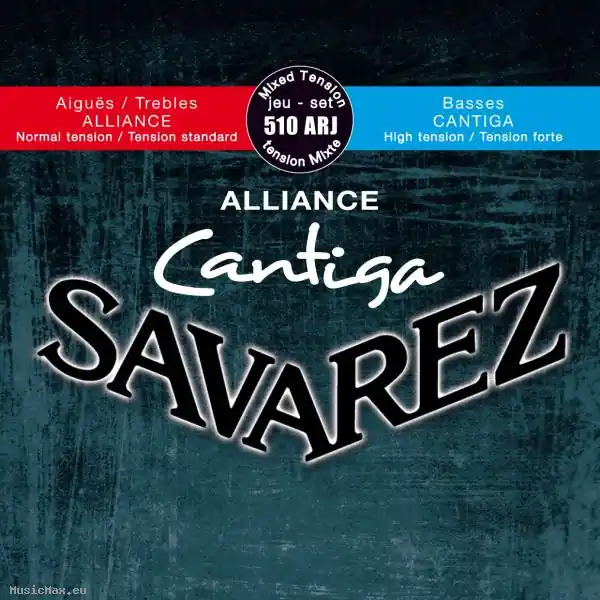 SAVAREZ 510ARJ ALLIANCE CANTIGA Mixed Tension Klassische Gitarrensaiten Top-Seller