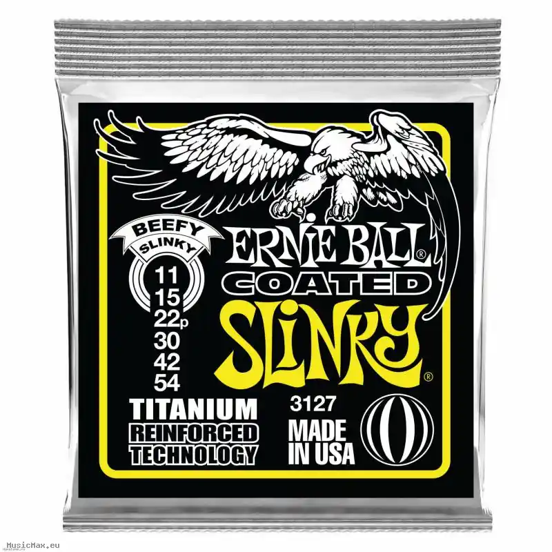 Saisonangebot ERNIE BALL 3127 TITANIUM RPS 11-54 E-Gitarrensaiten