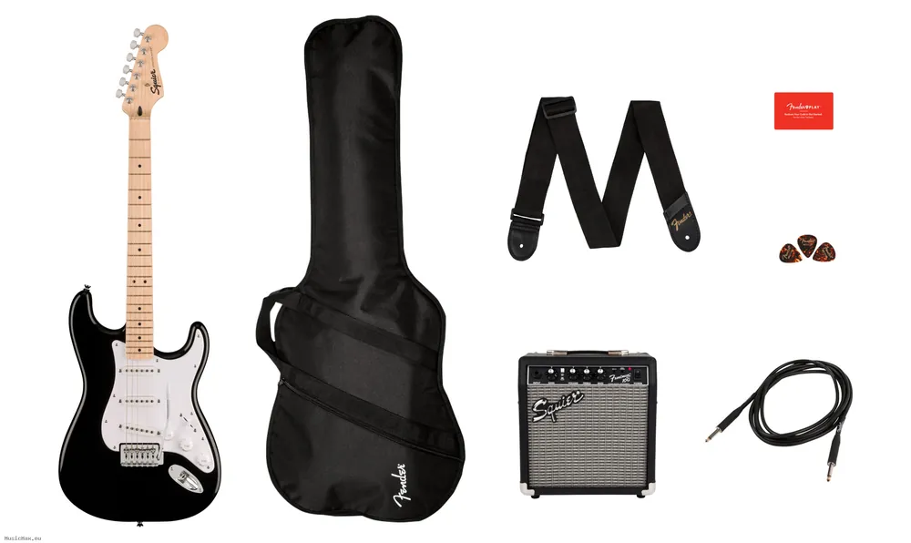SQUIER SQUIER SONIC STRAT PACK E-Gitarren Bundle Ausverkauf