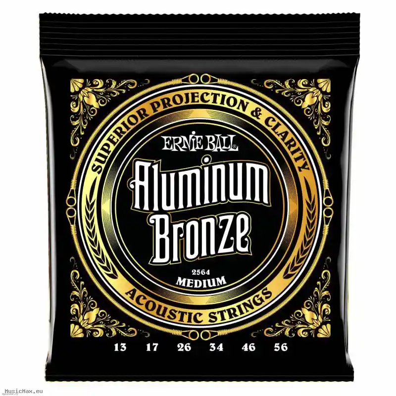 ERNIE BALL 2564 ALUMINUM BRONZE 13-56 Akustische Gitarrensaiten Letzte Chance