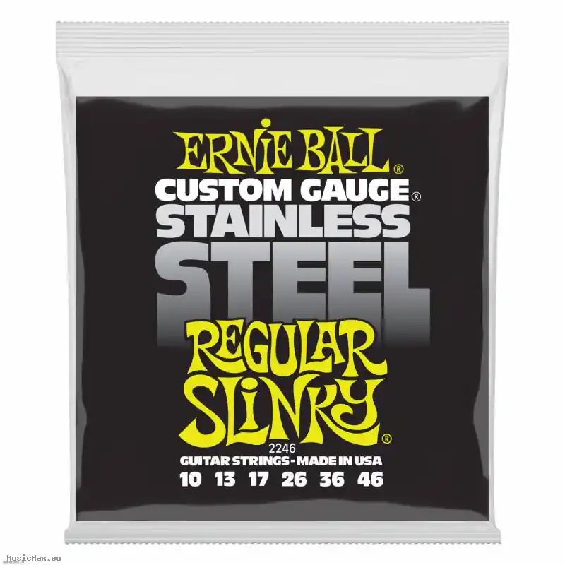 ERNIE BALL 2246 REGULAR SLINKY 10-46 E-Gitarrensaiten Kostenfreie Lieferung