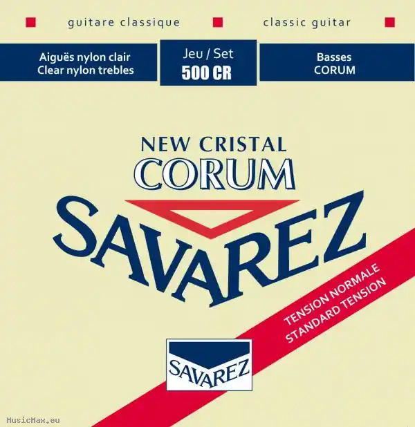 SAVAREZ 500CR NEW CRISTAL CORUM Normal Tension Klassische Gitarrensaiten Sichere Zahlung