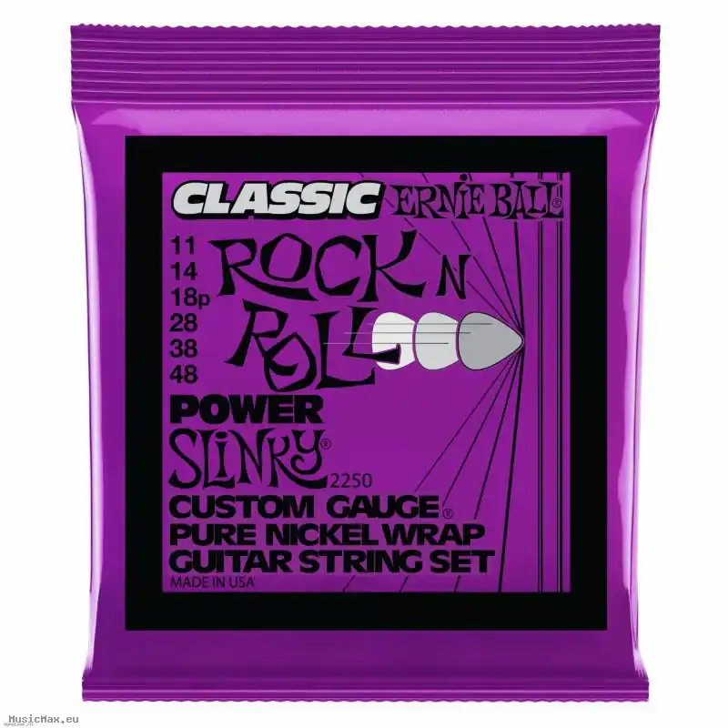 ERNIE BALL 2250 POWER SLINKY 11-48 E-Gitarrensaiten Jetzt Bestellen