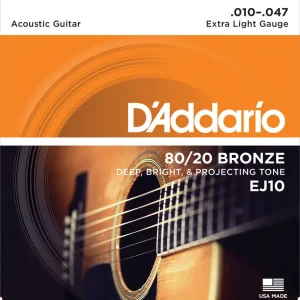 DADDARIO EJ10 10-47 Akustische Gitarrensaiten Super-Preis
