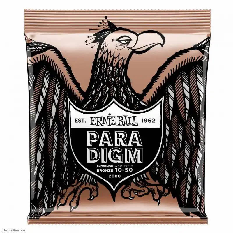 ERNIE BALL 2080 PARADIGM 10-50 Akustische Gitarrensaiten Garantierte Lieferung