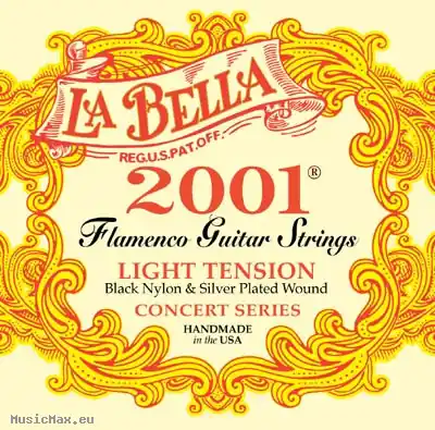Neu LA BELLA 2001 FLAMENCO LIGHT Klassische Gitarrensaiten