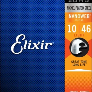 Meistverkauft ELIXIR 12052 NANOWEB 10-46 Beschichtete Saiten