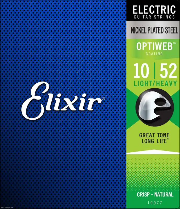 Heißes Angebot ELIXIR 19077 OPTIWEB 10-52 Beschichtete Saiten