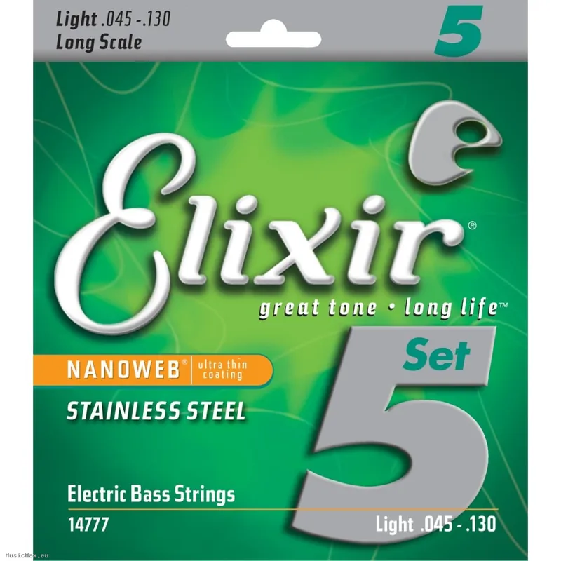 Preis Gesenkt ELIXIR NANOWEB 45-130 5 string Bass Saiten