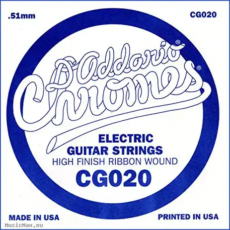 Beliebt DADDARIO CG020 Flatwound E-Gitarre Einzelsaite
