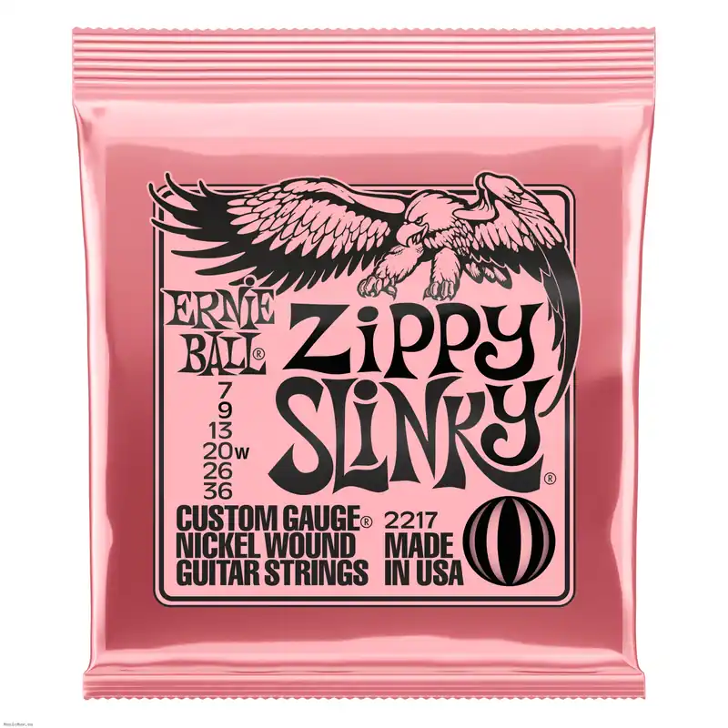 Beliebt ERNIE BALL 2217 ZIPPY SLINKY 7-36 E-Gitarrensaiten