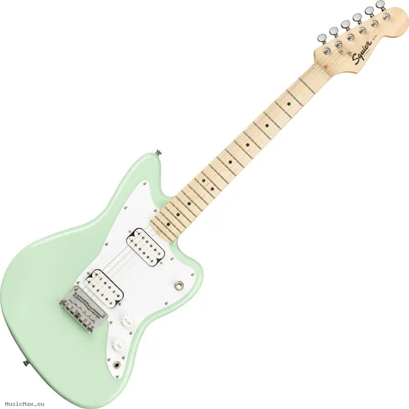 SQUIER MINI JAZZMASTER HH Surf Green E-Gitarre Finale Aktion