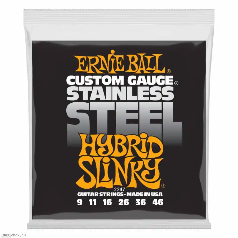 Günstig ERNIE BALL 2247 HYBRID SLINKY 9-46 E-Gitarrensaiten