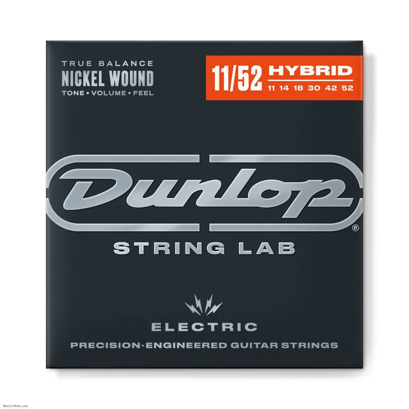 DUNLOP ACCESSORIES DEN1152 11-52 E-Gitarrensaiten Neue Ware