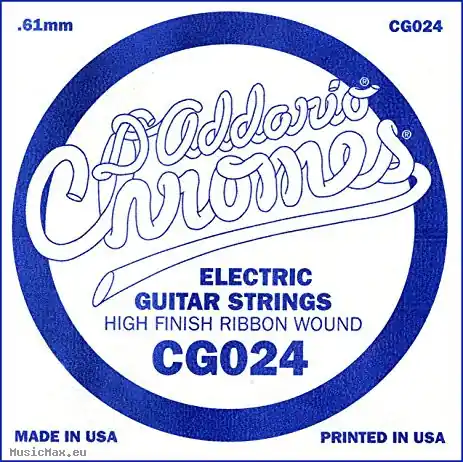 Saisonangebot DADDARIO CG024 Flatwound E-Gitarre Einzelsaite