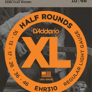 DADDARIO EHR310 Half Round 10-46 E-Gitarrensaiten Direkt Vom Hersteller