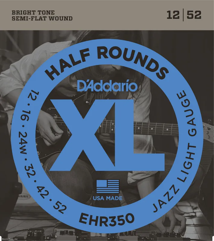 DADDARIO EHR350 12-52 E-Gitarrensaiten Kostenfreie Lieferung
