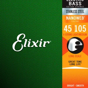Sichere Zahlung ELIXIR 14677 NANOWEB 45-105 Bass Saiten