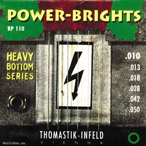 THOMASTIK RP110 Power Brights 10-50 E-Gitarrensaiten Schneller Versand