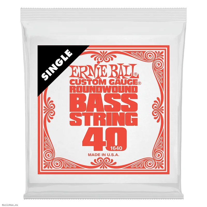 Aktuell ERNIE BALL 1640 NICKEL .040 Einzelsaite für Bassgitarre