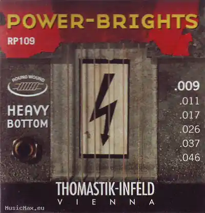 THOMASTIK RP109 Power Brights 9-46 E-Gitarrensaiten Beliebt