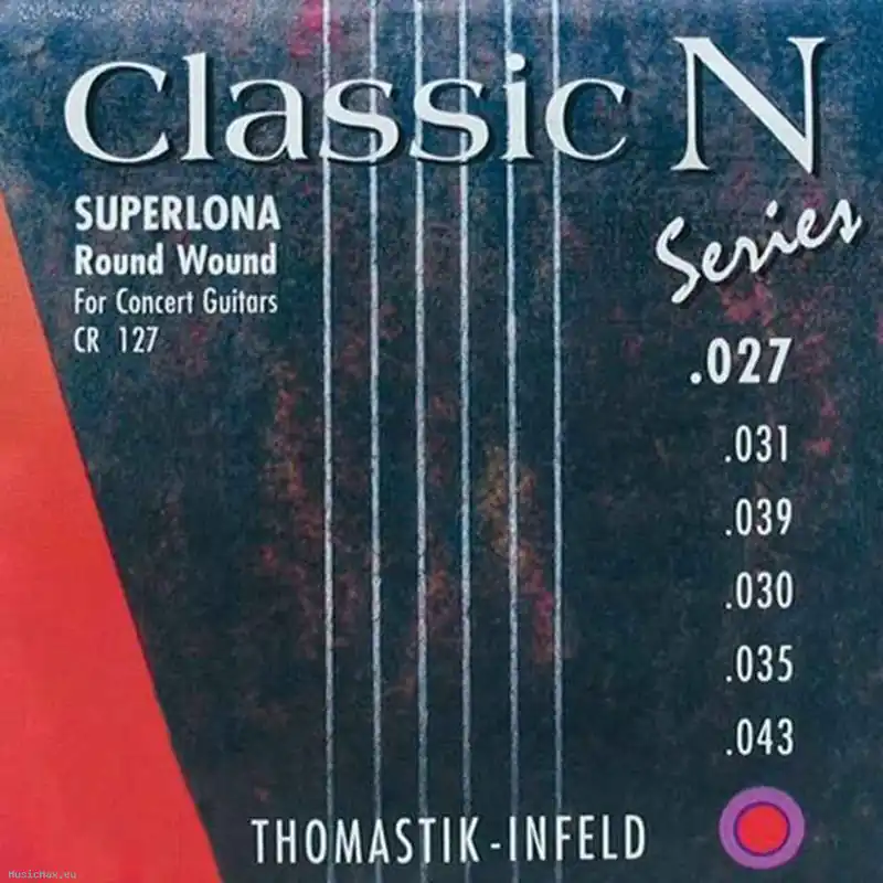 THOMASTIK CR127 Classic N Superlona 27-43 Klassische Gitarrensaiten Knallerangebot