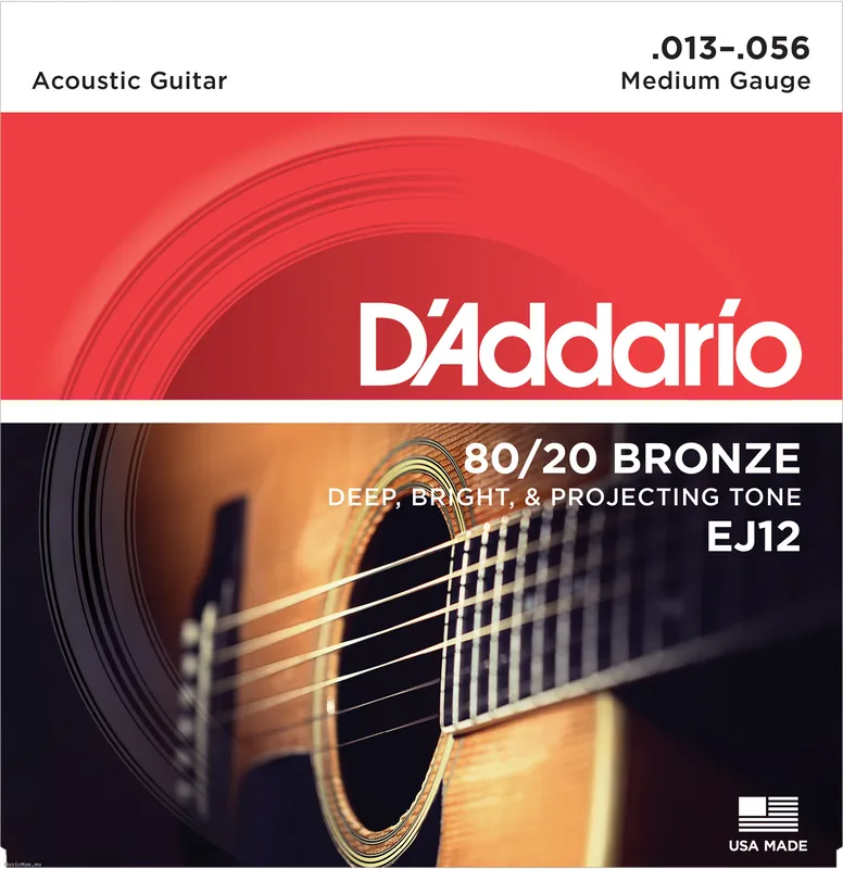 DADDARIO EJ12 13-56 Akustische Gitarrensaiten Abverkauf