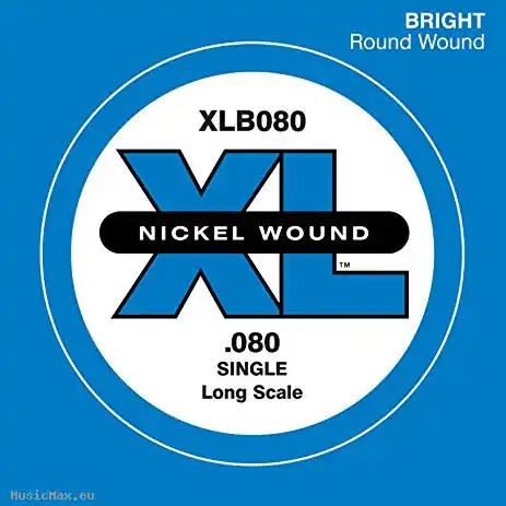 Zertifiziert DADDARIO XLB080 .080 Einzelsaite für Bassgitarre