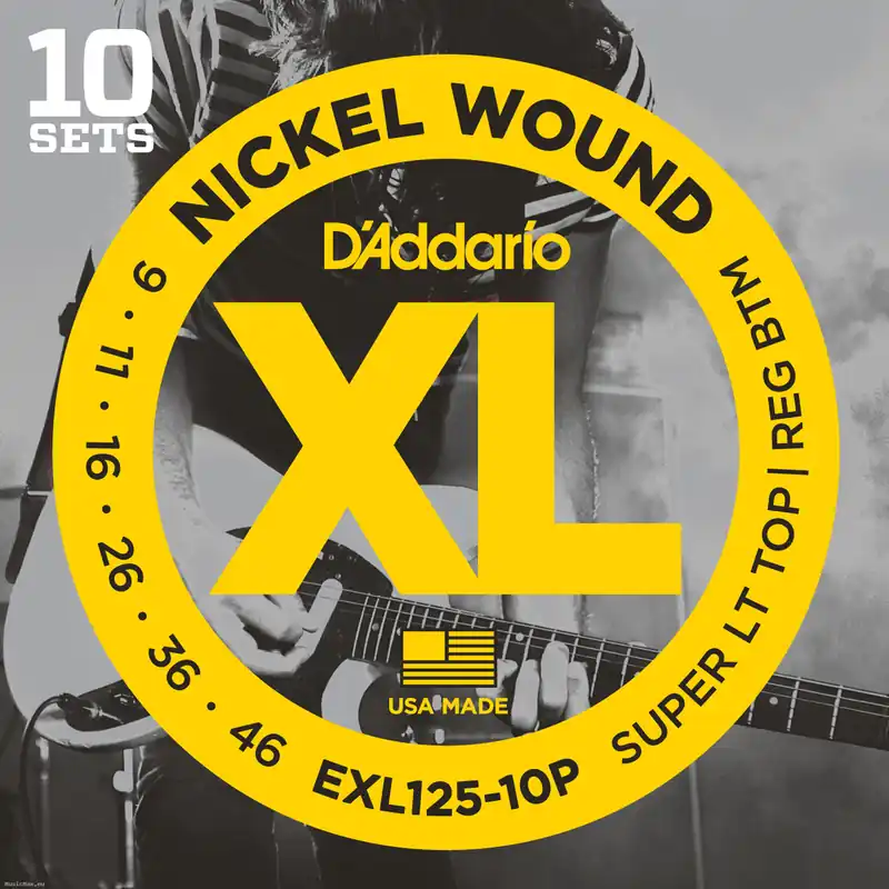 Nur Für Kurze Zeit DADDARIO EXL125-10P 10-Sets 9-46 E-Gitarrensaiten