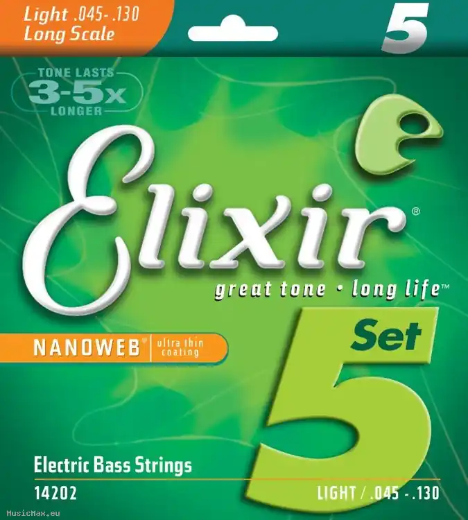 ELIXIR 14207 NANOWEB 45-135 Beschichtete Bass Saiten Meistverkauft